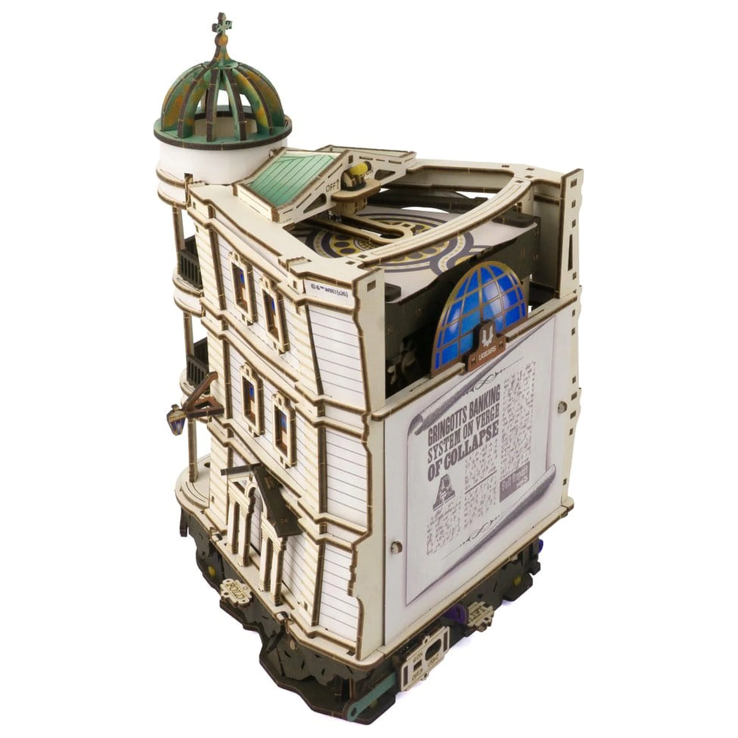 Harry Potter 3D drvena slagalica Gringotts Bank Marble Run fotografija proizvoda