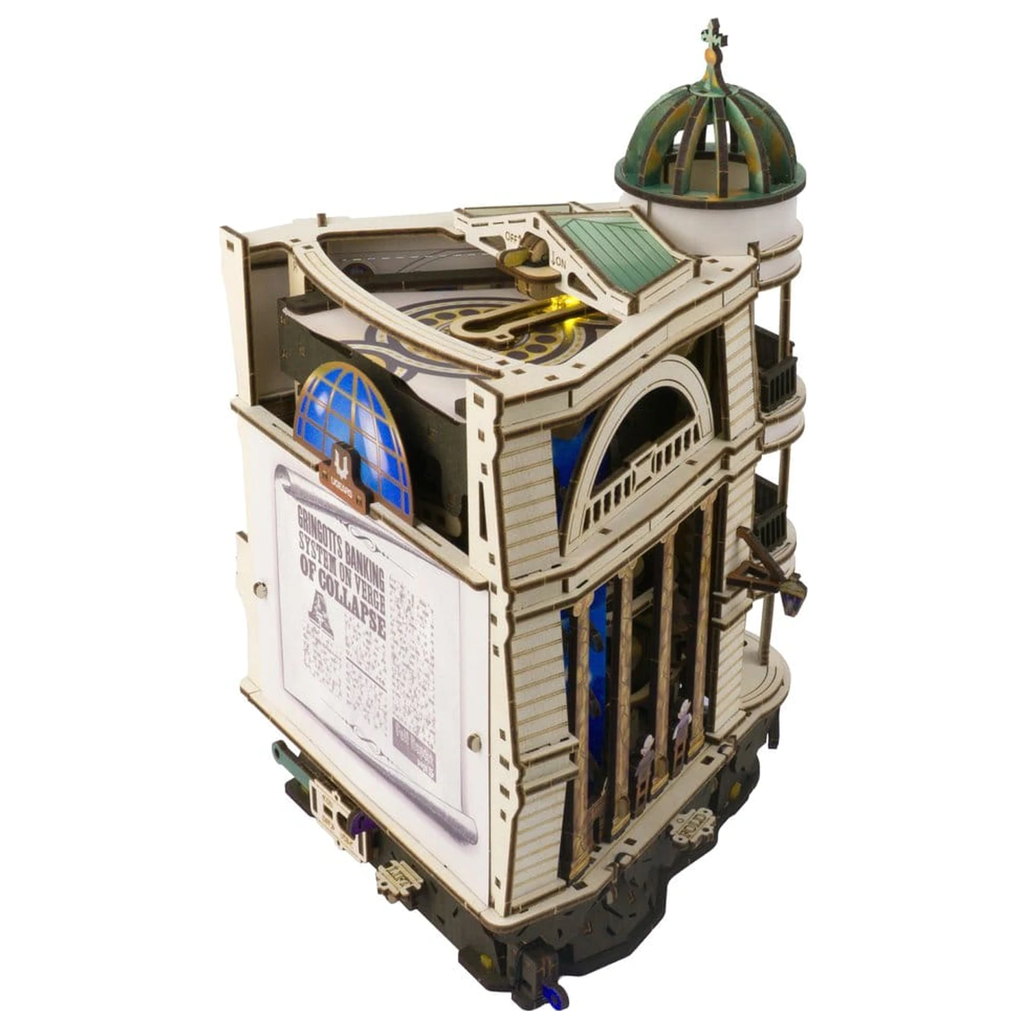Harry Potter 3D drvena slagalica Gringotts Bank Marble Run fotografija proizvoda