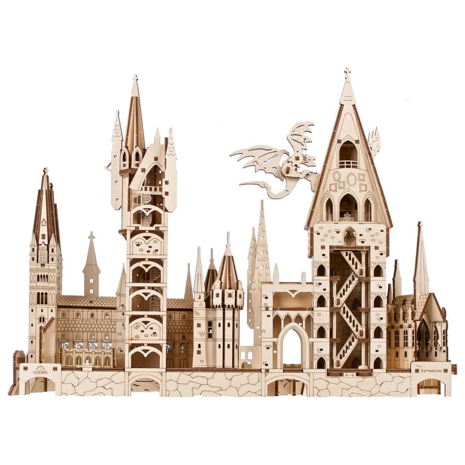 Harry Potter 3D drvena slagalica Hogwarts Castle fotografija proizvoda