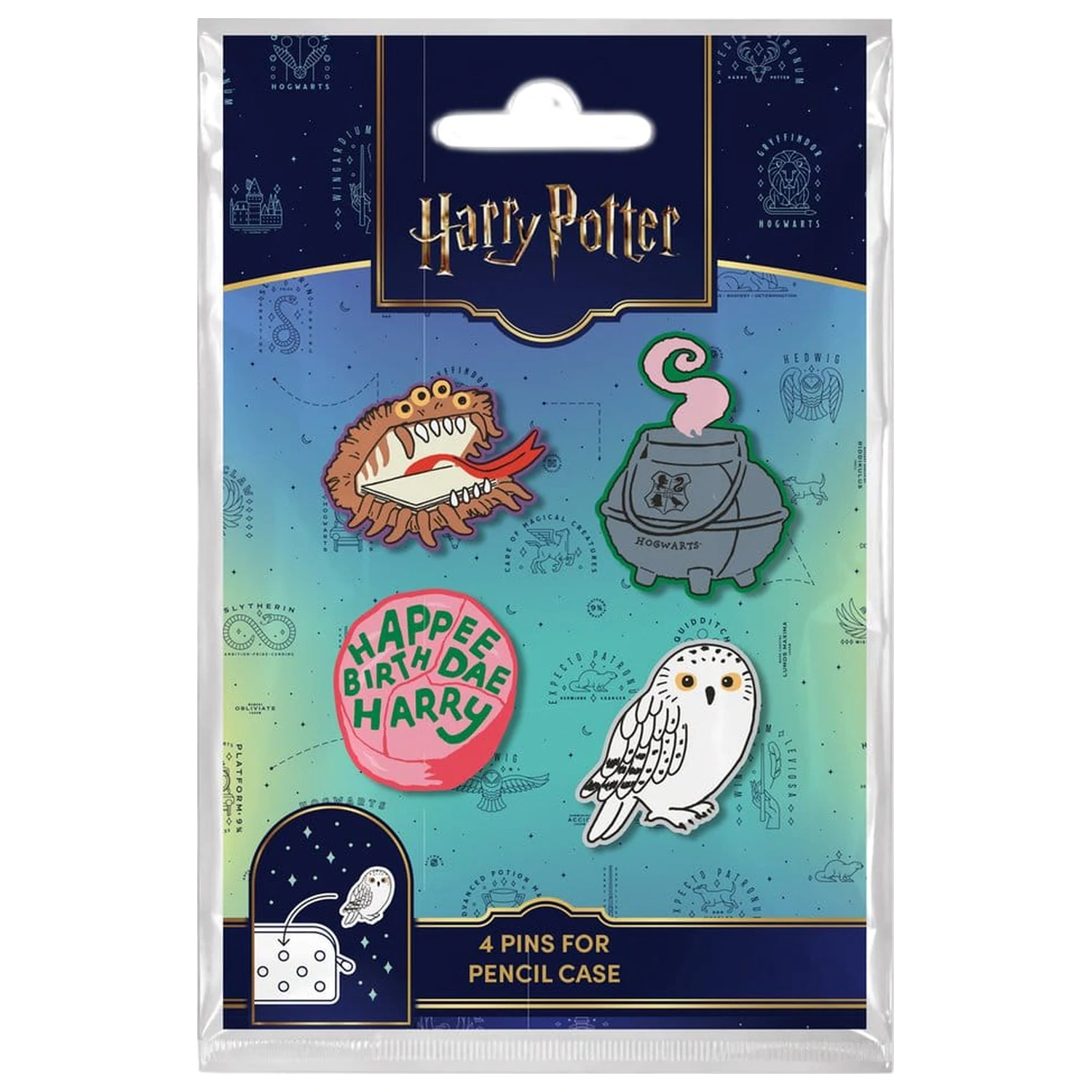 Harry Potter set od 4 bedža s pribadačom fotografija proizvoda