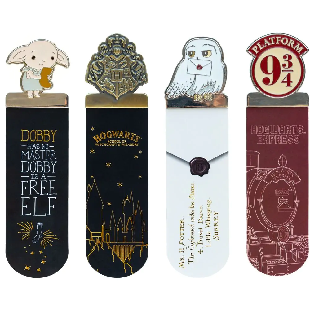 Harry Potter 4 kom bookmark set fotografija proizvoda