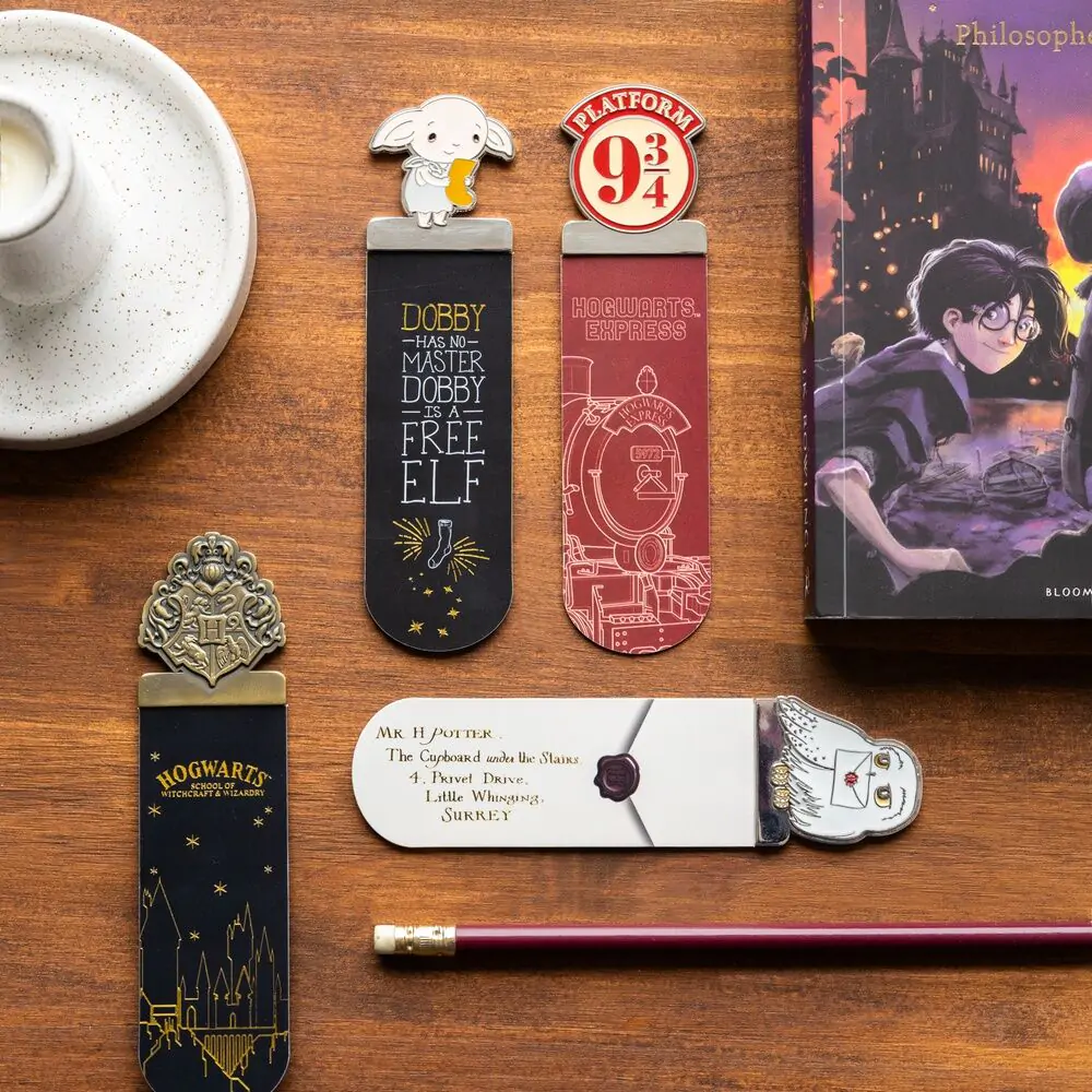 Harry Potter 4 kom bookmark set fotografija proizvoda