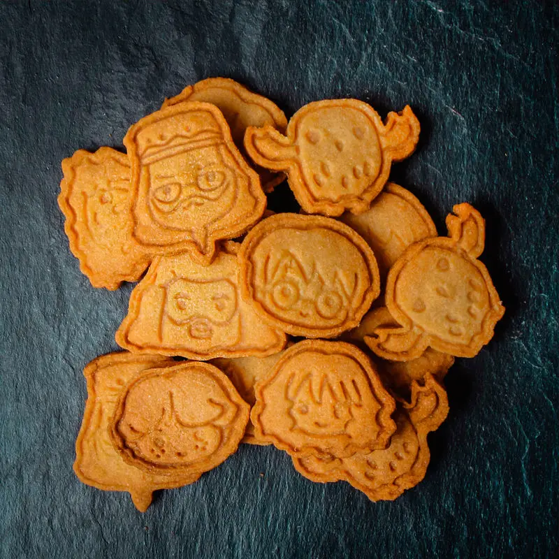 Harry Potter rezač za kekse / Cookie Stamp set od 6 komada Kawaii fotografija proizvoda