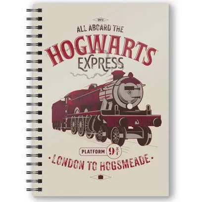 Harry Potter bilježnica s 3D efektom All Aboard the Hogwarts Express fotografija proizvoda