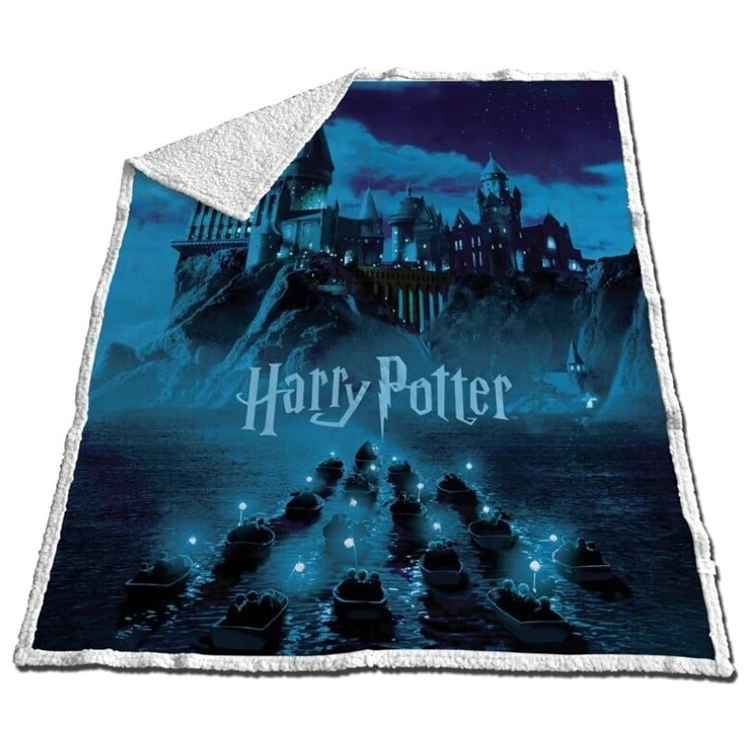 Harry Potter Arrival at Hogwarts Sherpa deka 130x170cm fotografija proizvoda