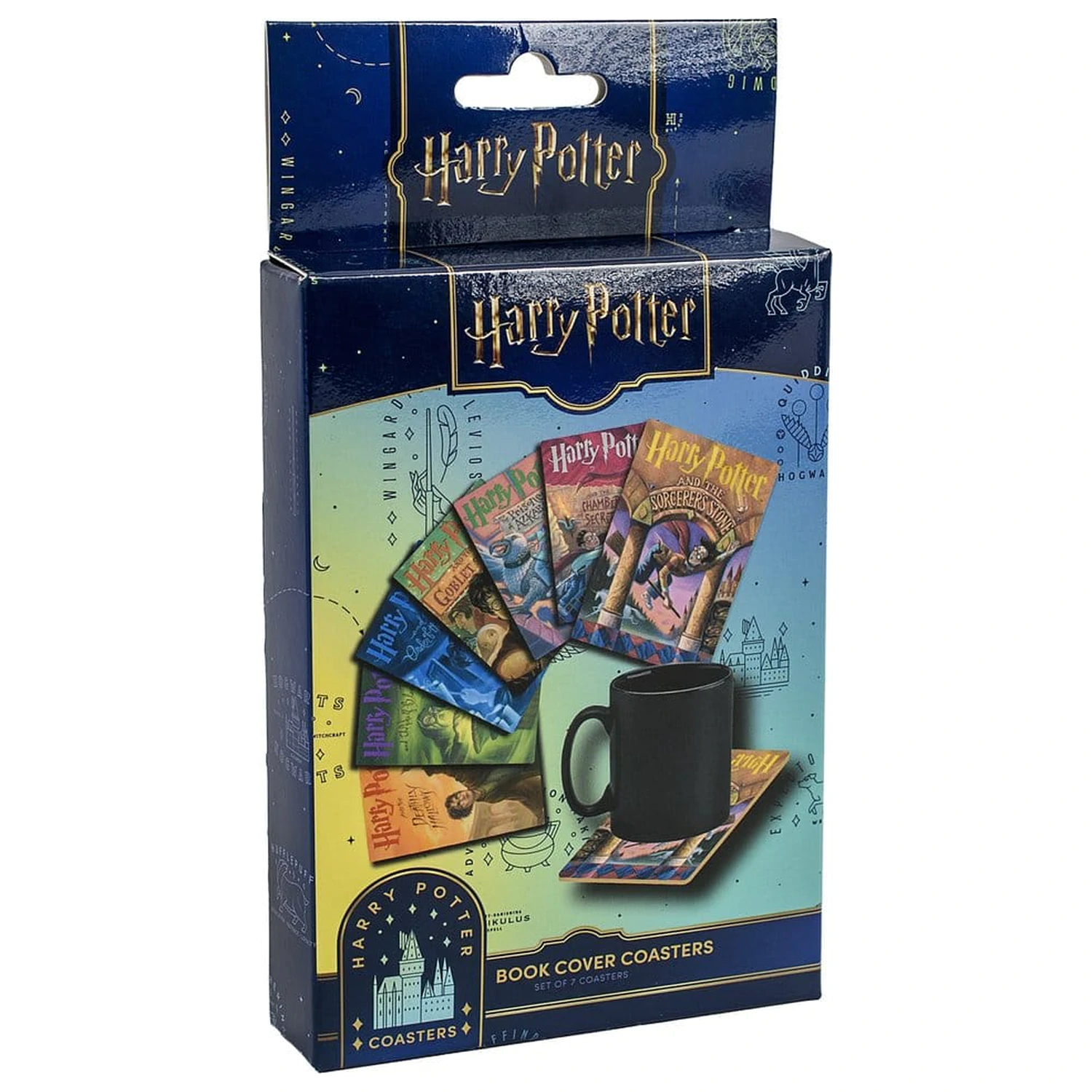 Harry Potter Podmetači za čaše inspirirani knjigom (Set od 7) fotografija proizvoda