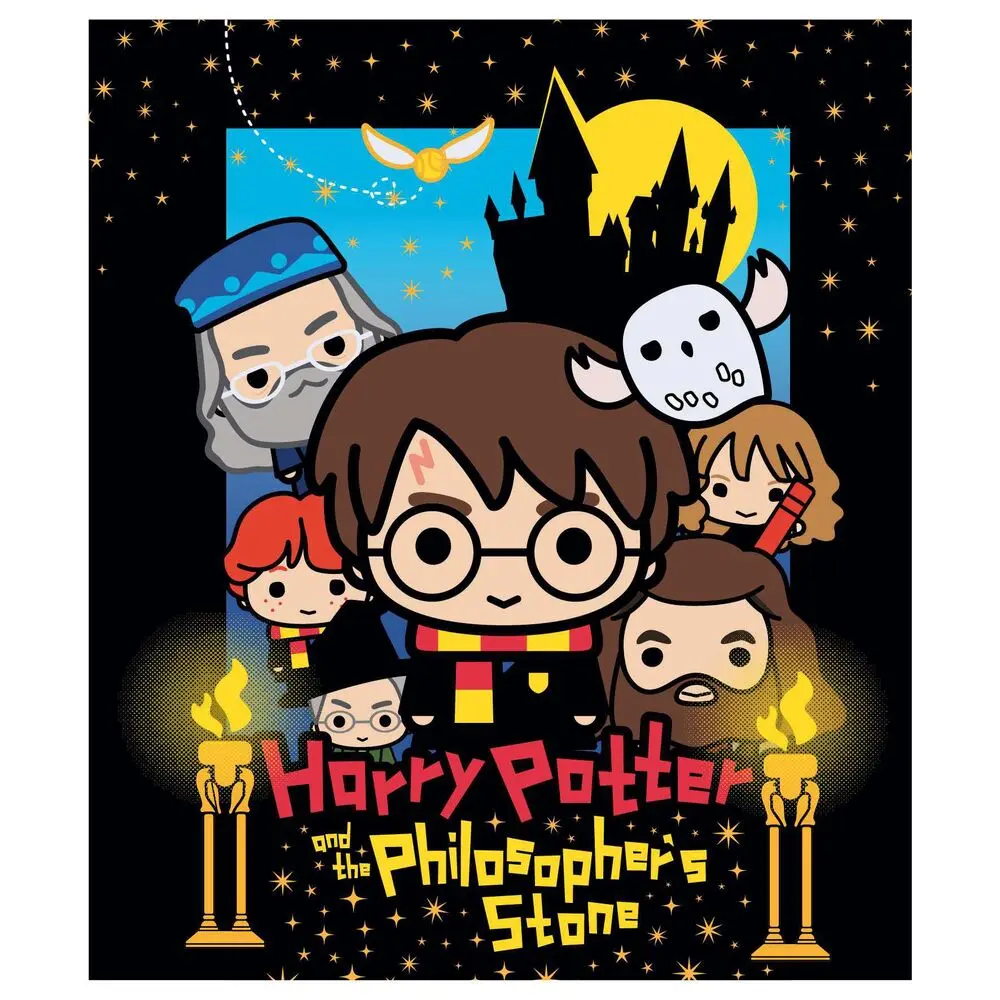 Harry Potter Chibi premium koraljna deka fotografija proizvoda