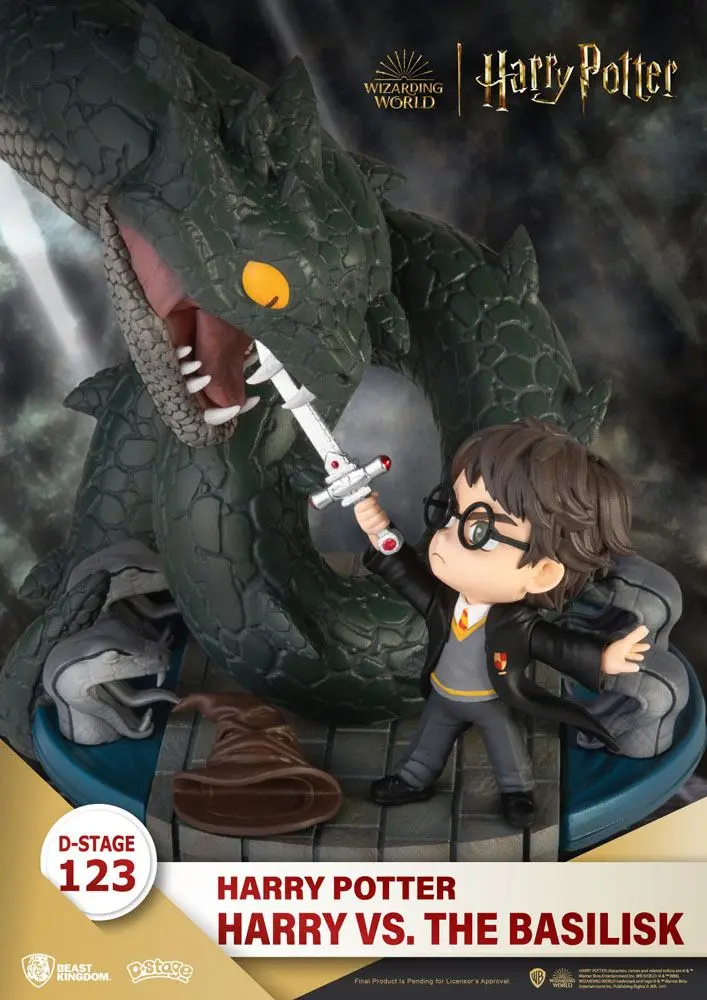 Harry Potter D-Stage PVC Diorama Harry vs. The Basilisk 16 cm fotografija proizvoda