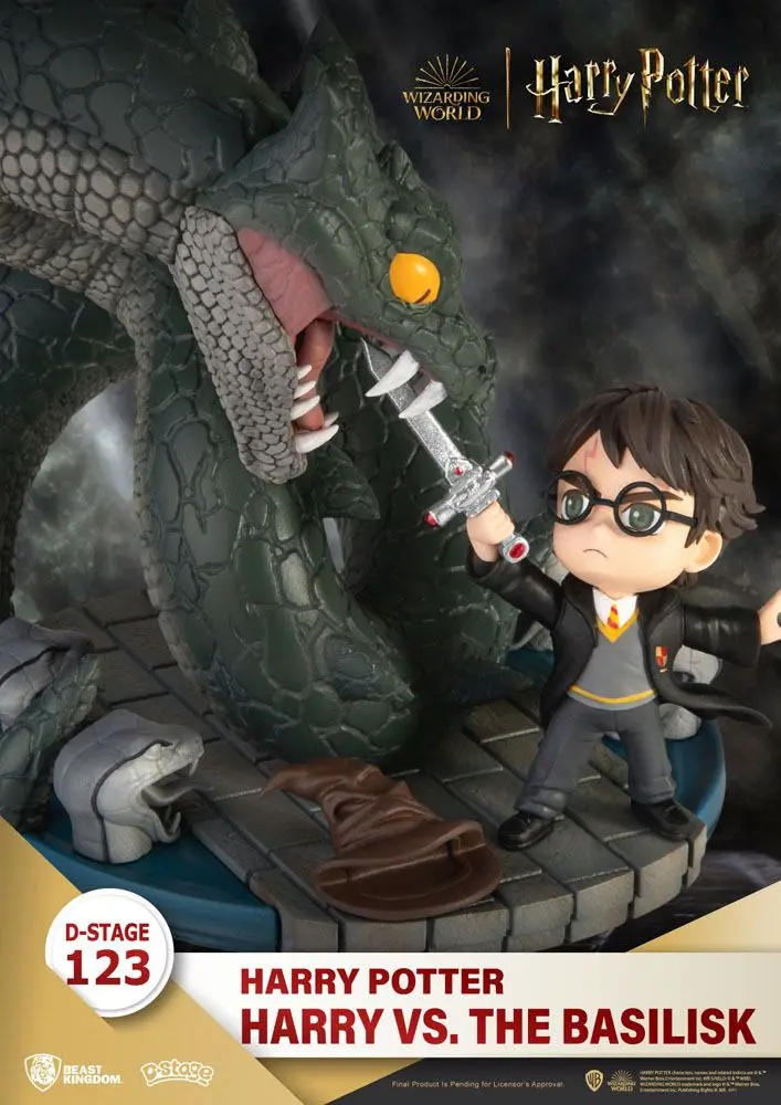Harry Potter D-Stage PVC Diorama Harry vs. The Basilisk 16 cm fotografija proizvoda