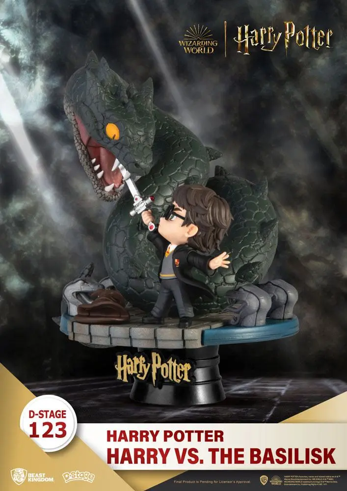 Harry Potter D-Stage PVC Diorama Harry vs. The Basilisk 16 cm fotografija proizvoda