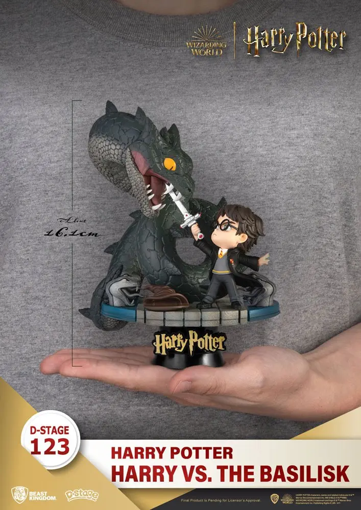 Harry Potter D-Stage PVC Diorama Harry vs. The Basilisk 16 cm fotografija proizvoda