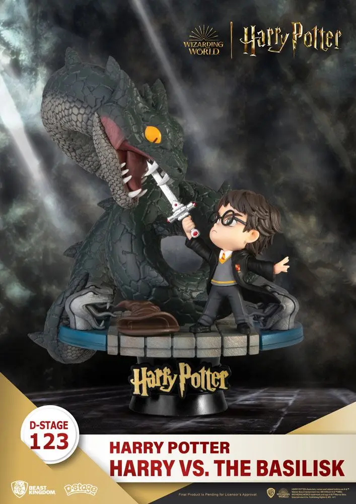 Harry Potter D-Stage PVC Diorama Harry vs. The Basilisk 16 cm fotografija proizvoda