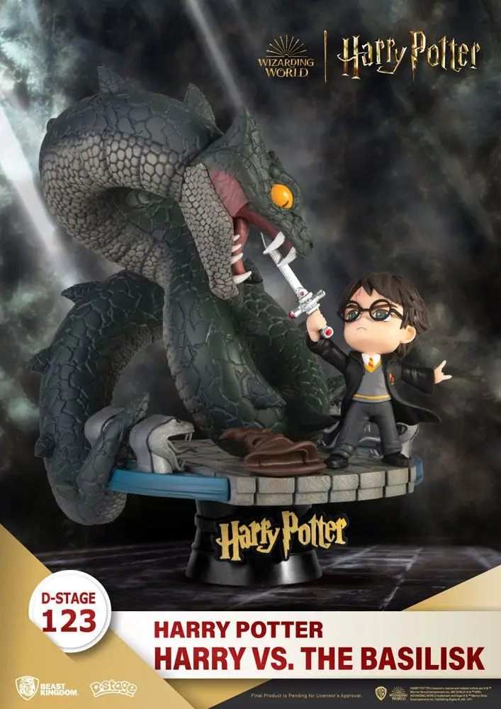Harry Potter D-Stage PVC Diorama Harry vs. The Basilisk 16 cm fotografija proizvoda