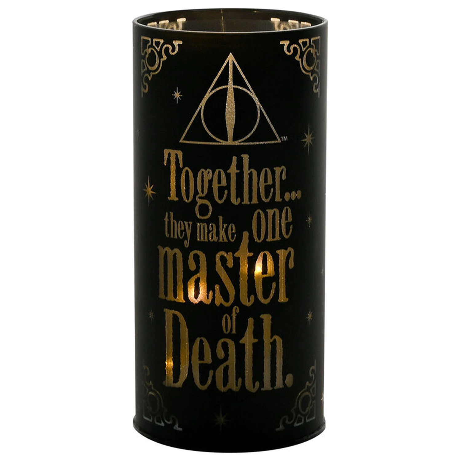 Harry Potter Dark Arts Deathly Hallows svijetleća cijev fotografija proizvoda