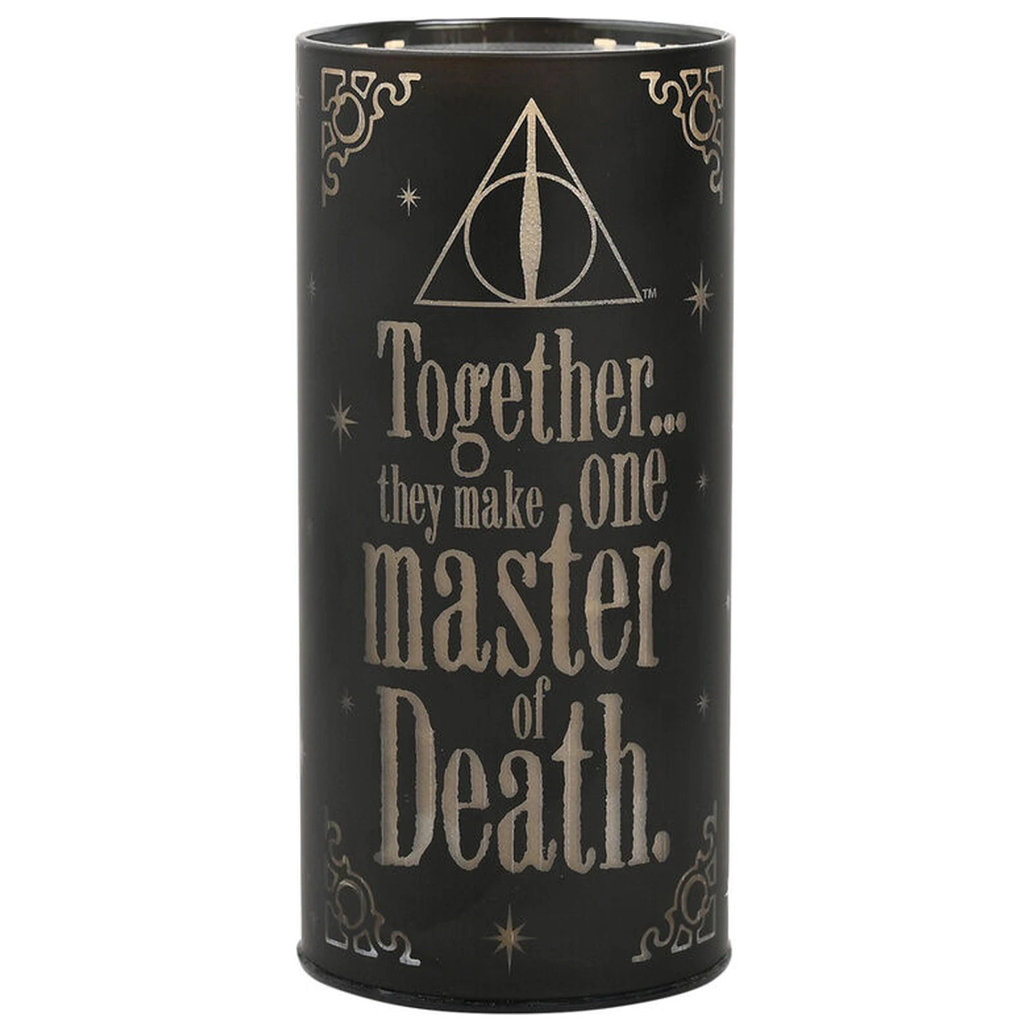 Harry Potter Dark Arts Deathly Hallows svijetleća cijev fotografija proizvoda