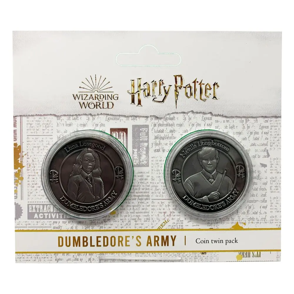 Harry Potter Kolekcionarski novčić 2-paket Dumbledore's Army: Neville & Luna Ograničeno izdanje fotografija proizvoda