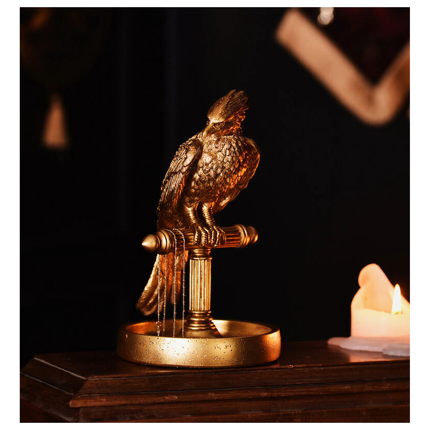 Harry Potter Fawkes stalak za nakit 21cm fotografija proizvoda