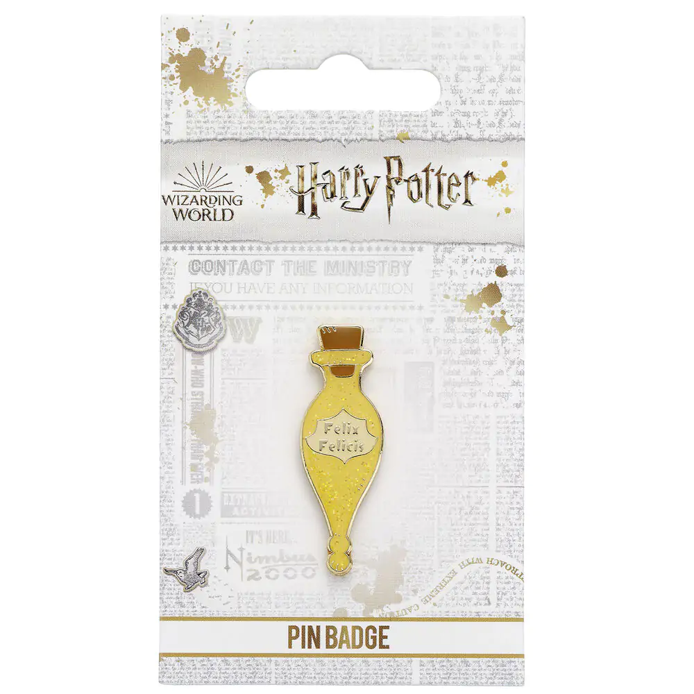 Harry Potter Felix Felicis značka pribadača fotografija proizvoda