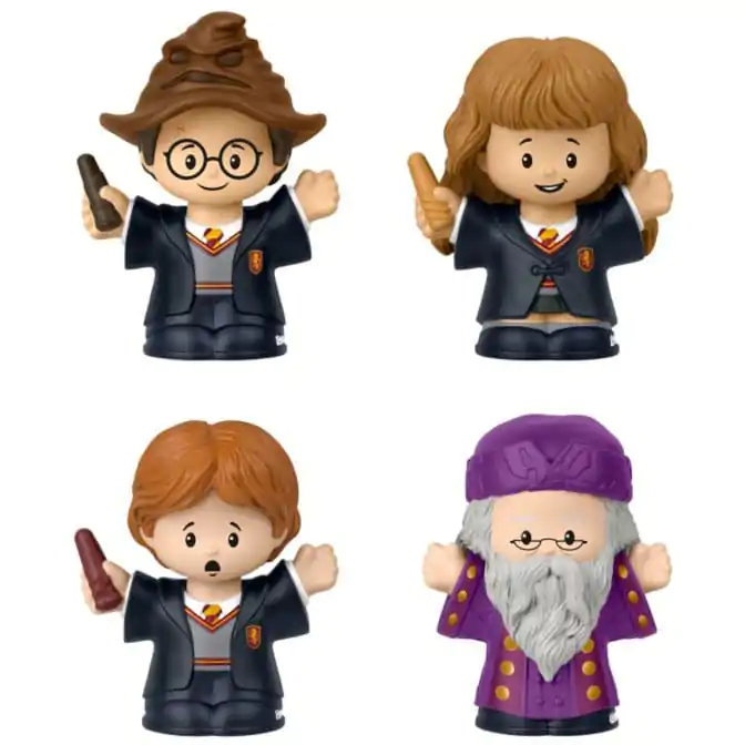 Harry Potter Fisher-Price Little People Collector Mini Figure set od 4 komada Kamen Mudraca 6 cm fotografija proizvoda