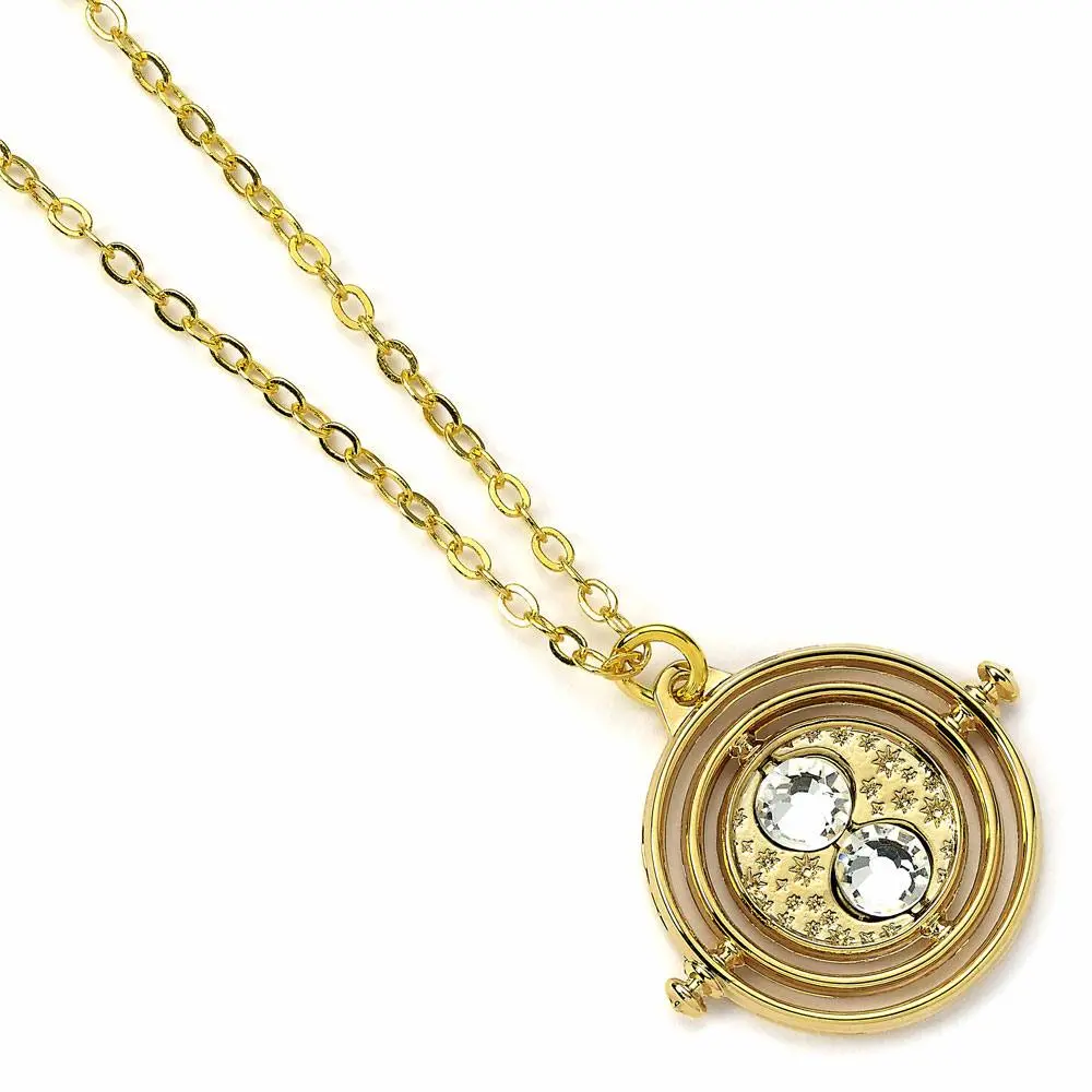 Harry Potter privjesak i ogrlica Fixed Time Turner (pozlaćeno) fotografija proizvoda