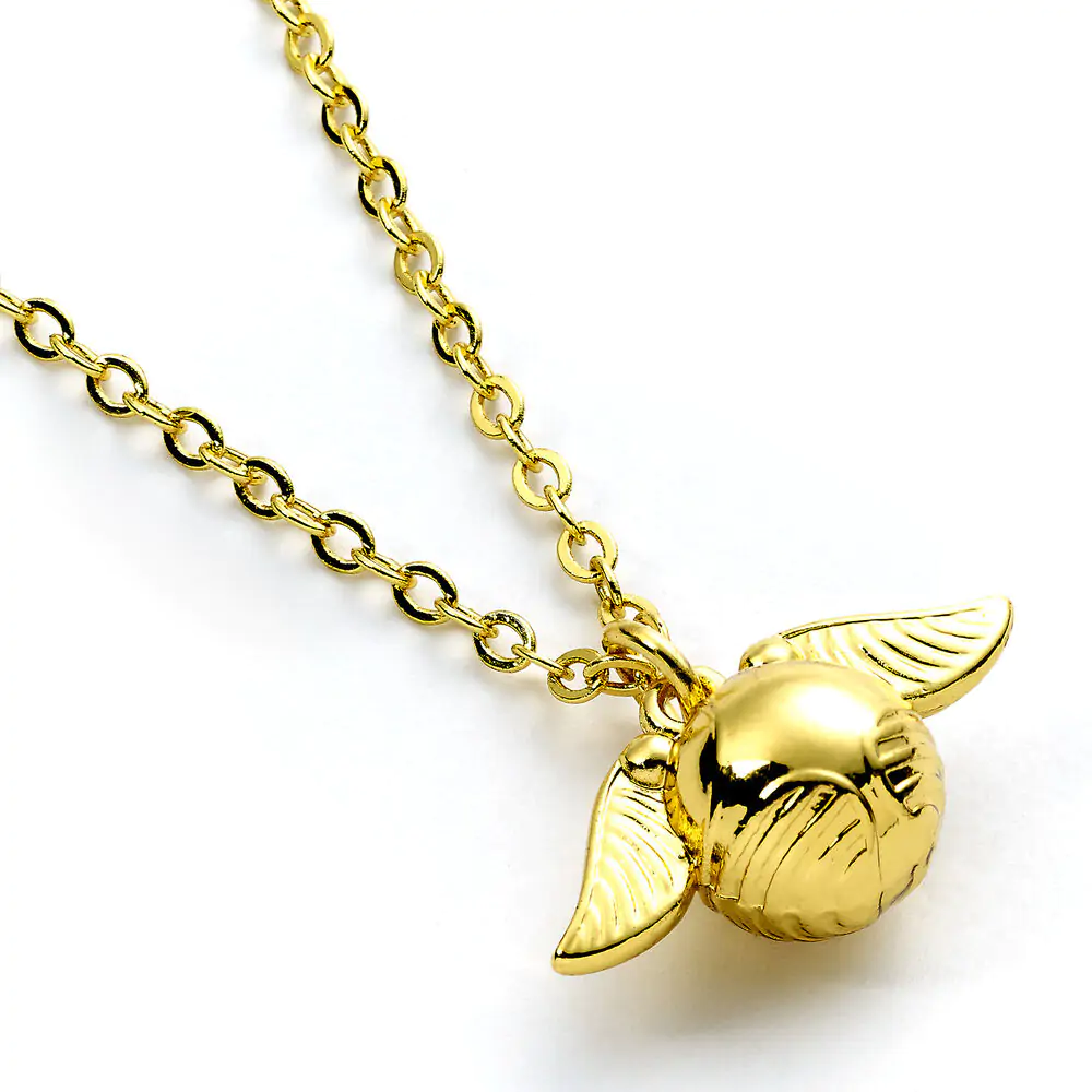 Harry Potter Golden Snitch ogrlica fotografija proizvoda