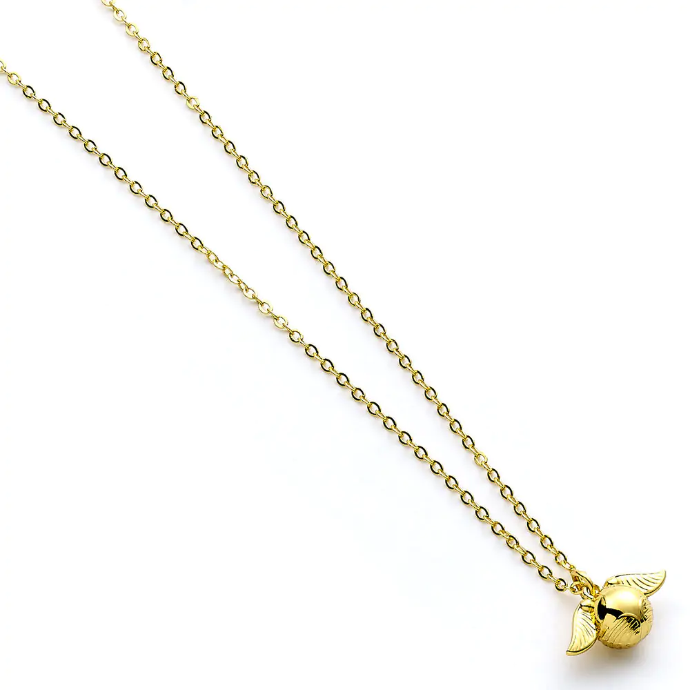 Harry Potter Golden Snitch ogrlica fotografija proizvoda