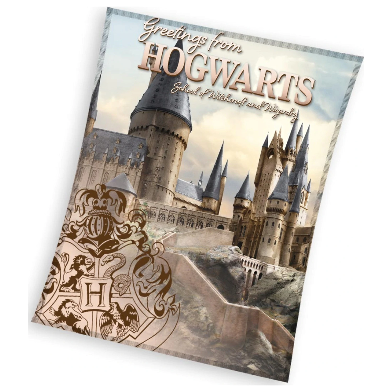 Harry Potter Greetings Fleecy deka 130x160cm fotografija proizvoda