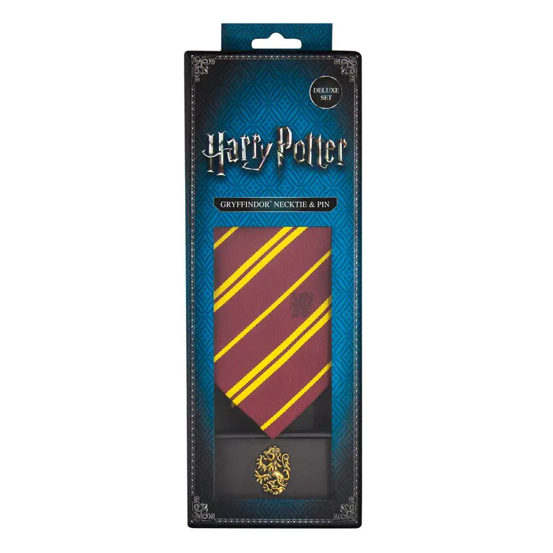 Harry Potter kravata i metalna značka Deluxe Box Gryffindor fotografija proizvoda