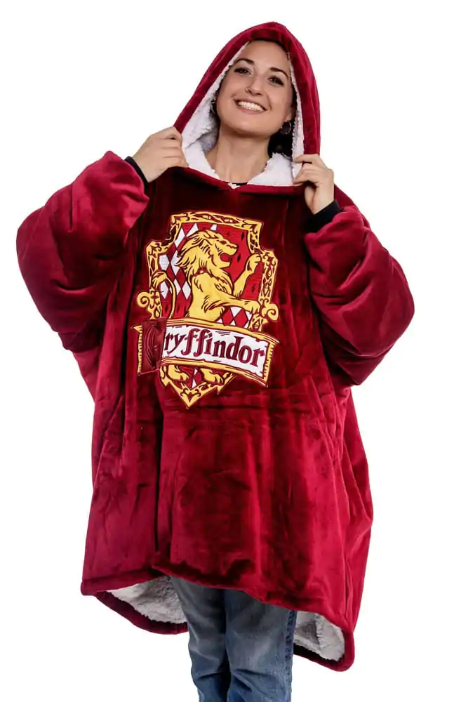 Harry Potter prevelika hoodie deka Gryffindor fotografija proizvoda