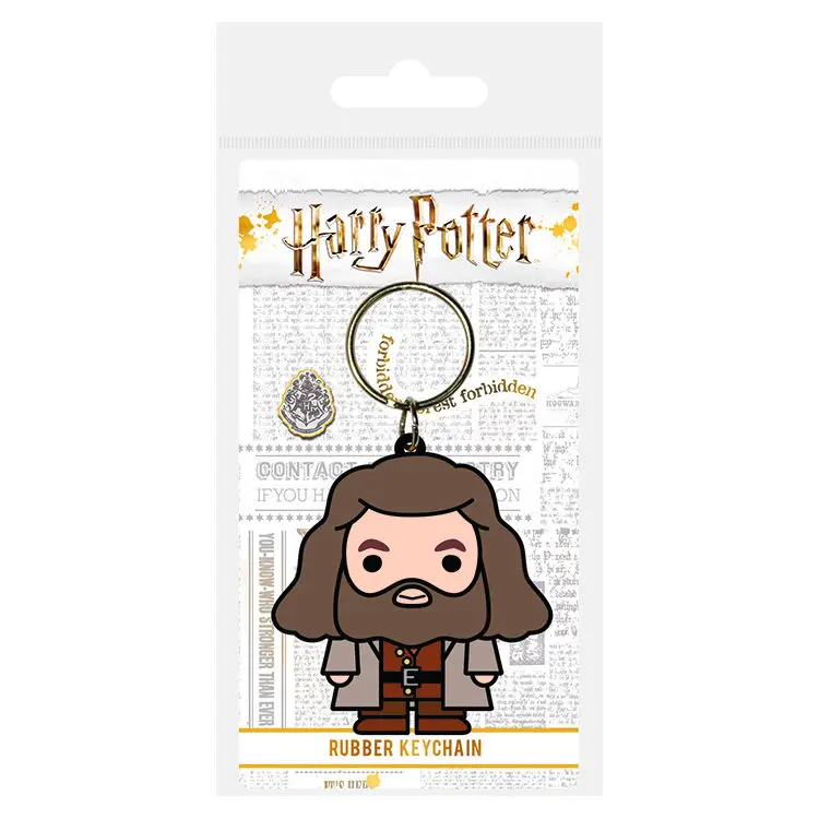 Harry Potter gumeni privjesak za ključeve Chibi Hagrid 6 cm fotografija proizvoda