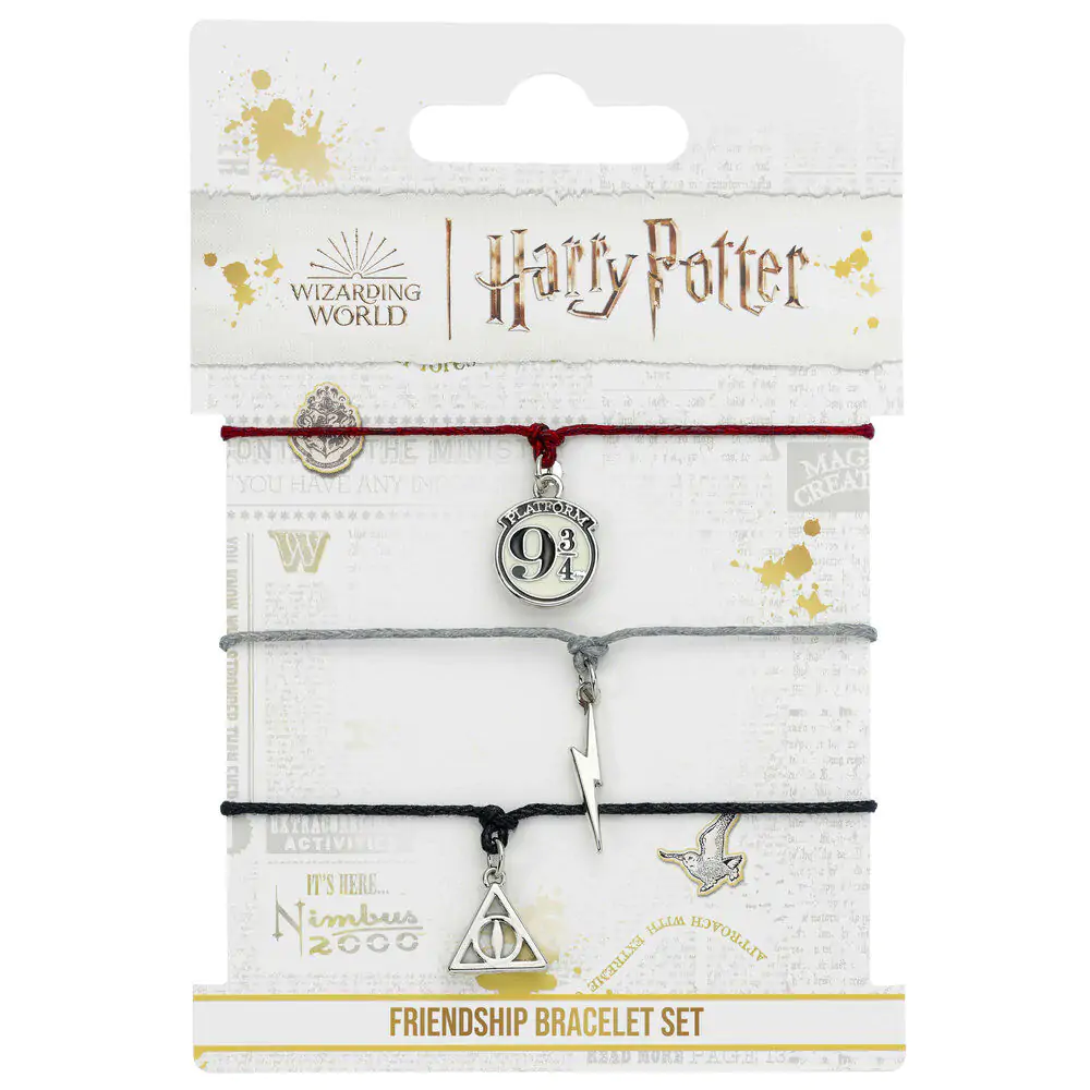 Harry Potter Deathly Hallows Set 3 Narukvice prijateljstva fotografija proizvoda