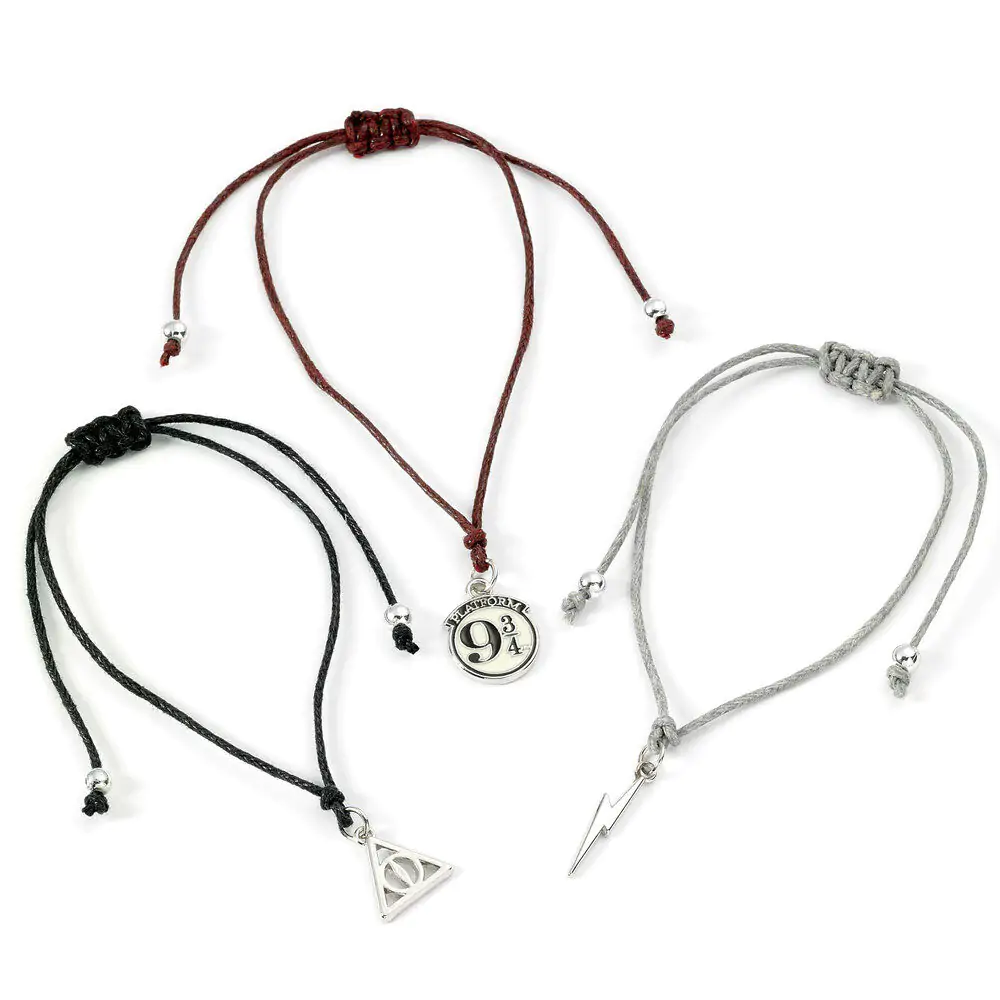Harry Potter Deathly Hallows Set 3 Narukvice prijateljstva fotografija proizvoda