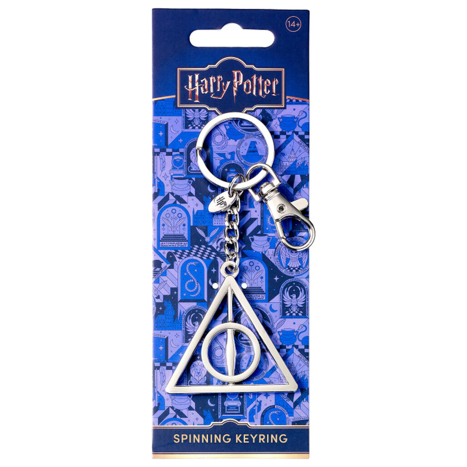 Harry Potter Deathly Hallows vrtljivi privjesak za ključeve fotografija proizvoda