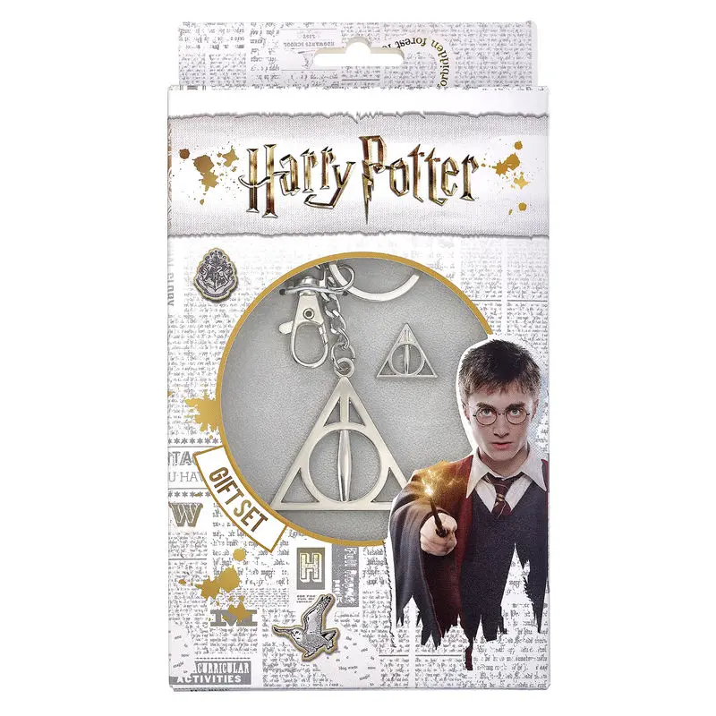 Harry Potter Deathly Hallows set privjeska za ključeve i značke fotografija proizvoda