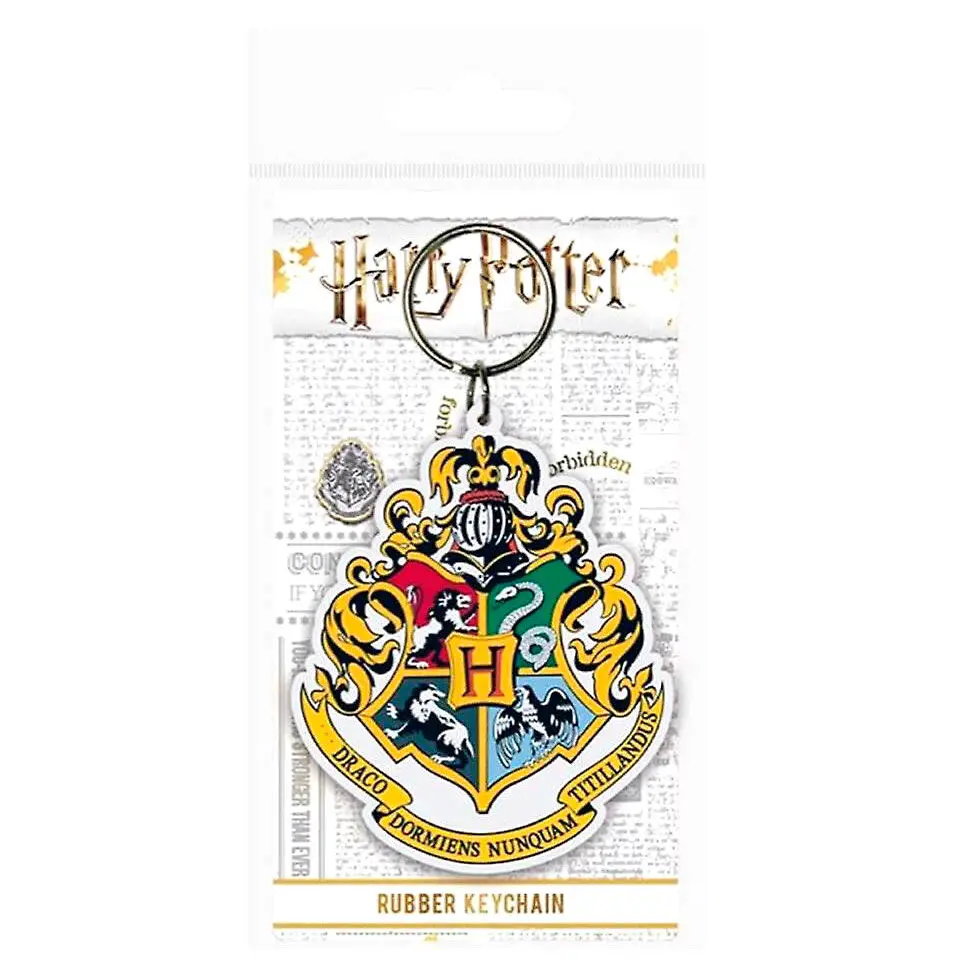 Harry Potter gumeni privjesak za ključeve Hogwarts Crest 6 cm fotografija proizvoda