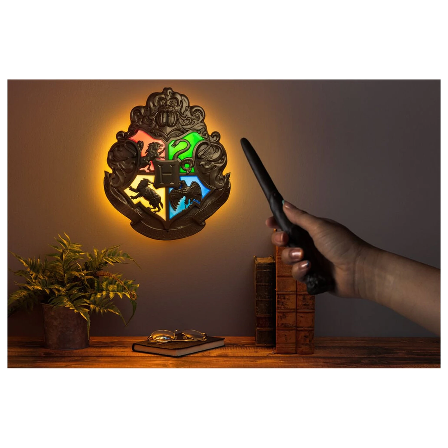 Harry Potter Hogwarts grb svjetiljka fotografija proizvoda