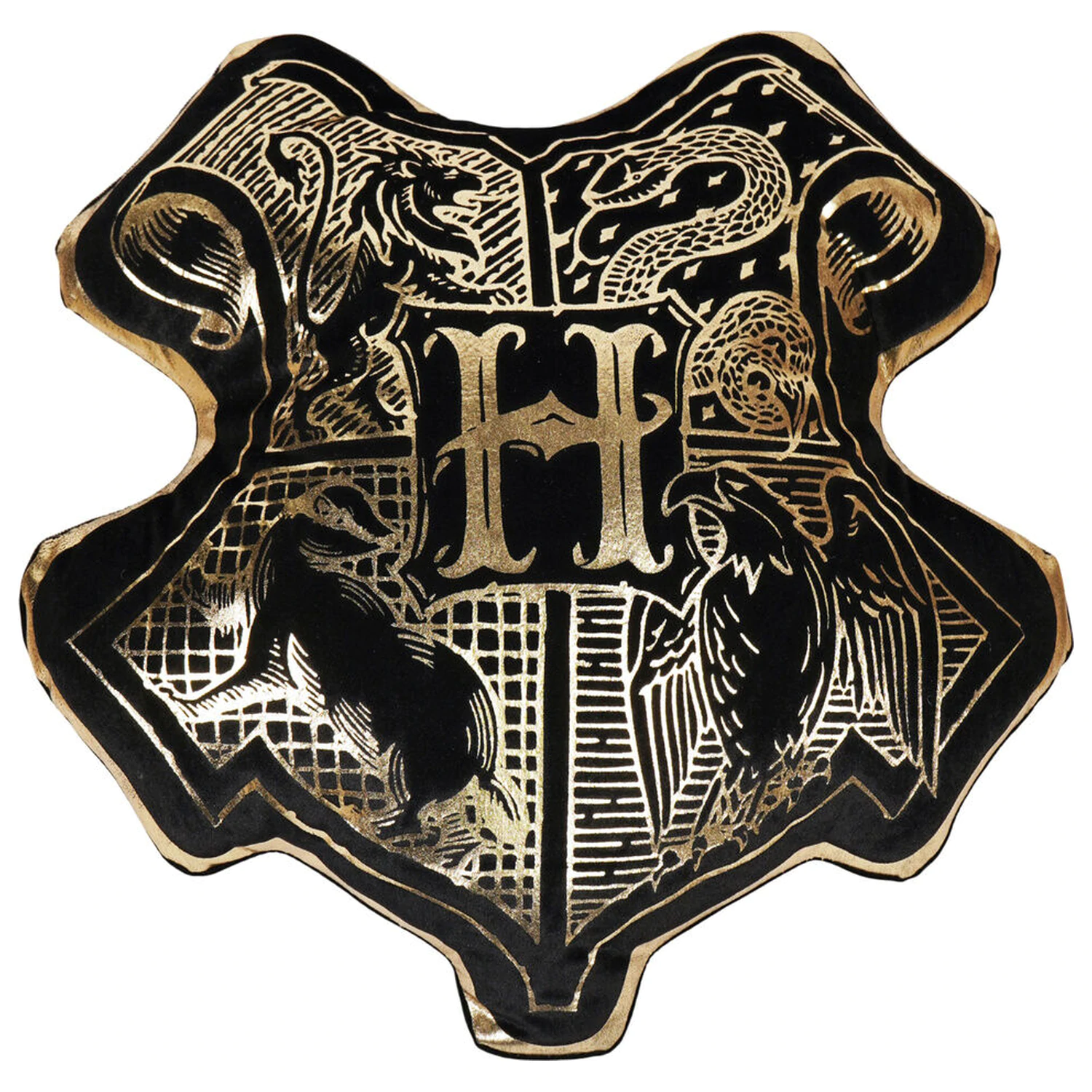 Harry Potter Hogwarts Crest baršunasti jastuk fotografija proizvoda