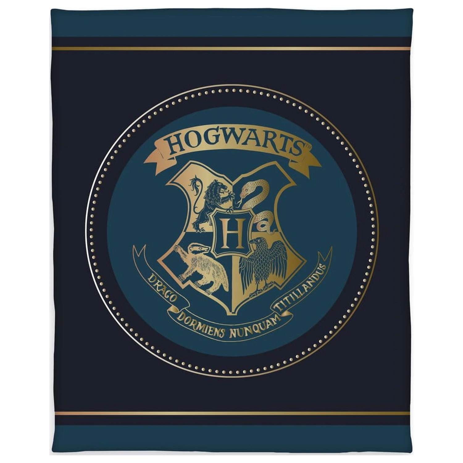 Harry Potter Fleece Deka Hogwarts Crest 130 x 160 cm fotografija proizvoda