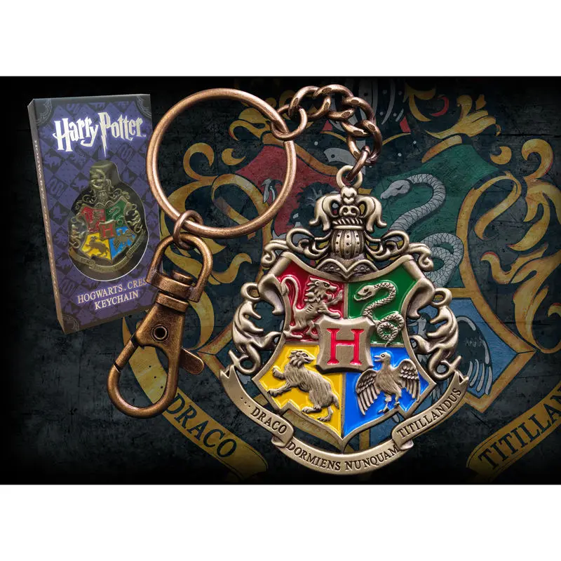 Harry Potter metalni privjesak za ključeve Hogwarts 5 cm fotografija proizvoda