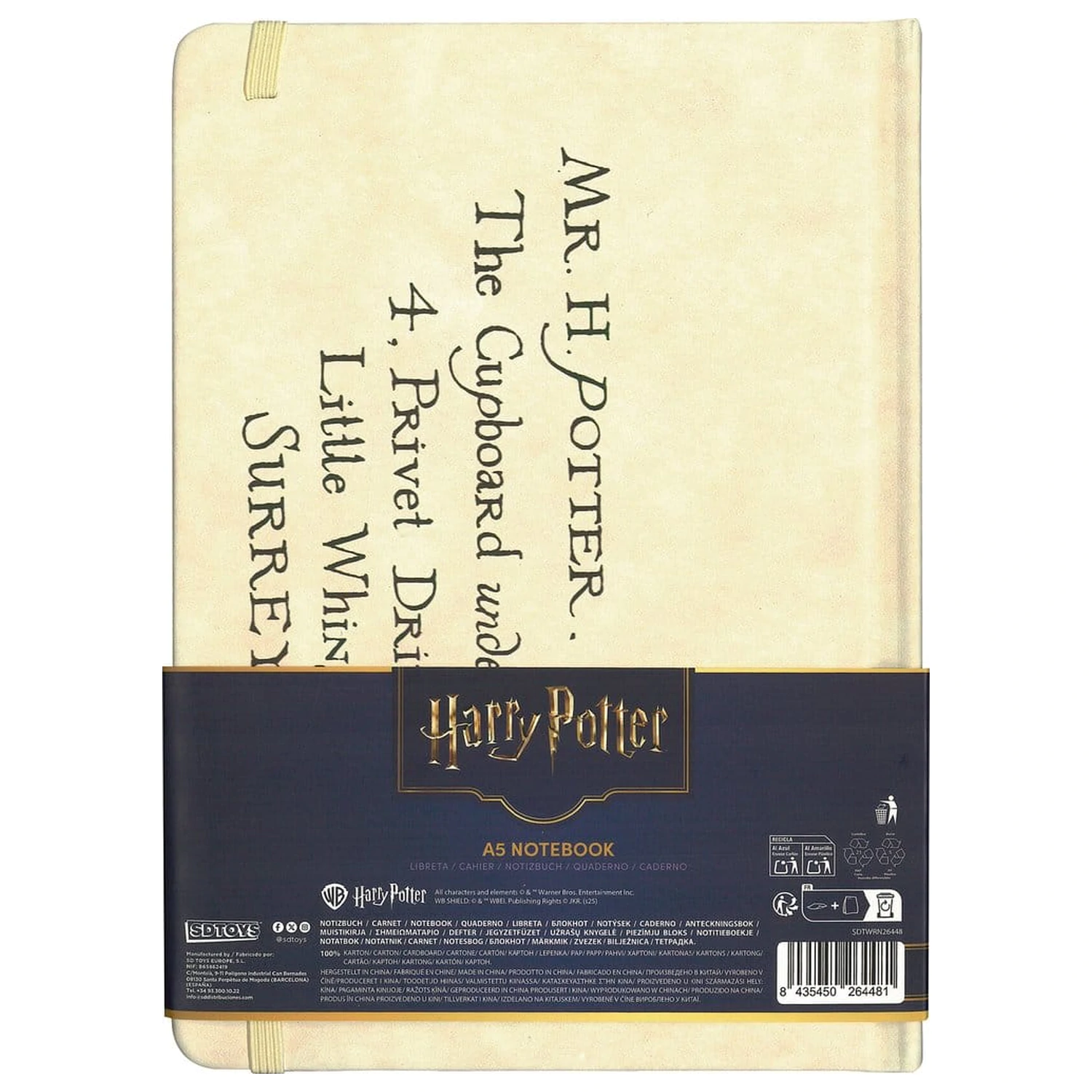 Harry Potter Tvrdi uvez bilježnica Hogwarts Letter 21 cm fotografija proizvoda