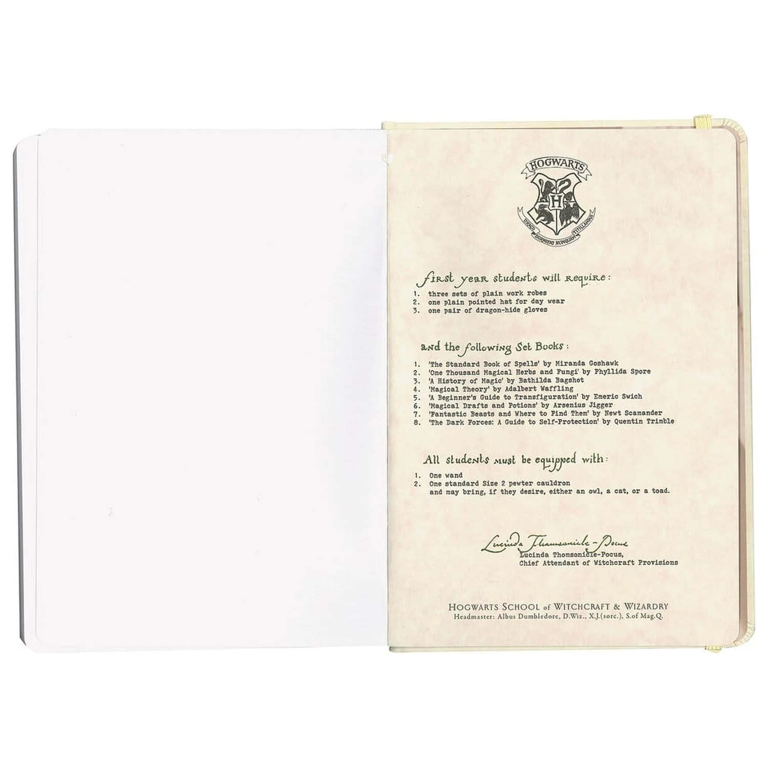 Harry Potter Tvrdi uvez bilježnica Hogwarts Letter 21 cm fotografija proizvoda