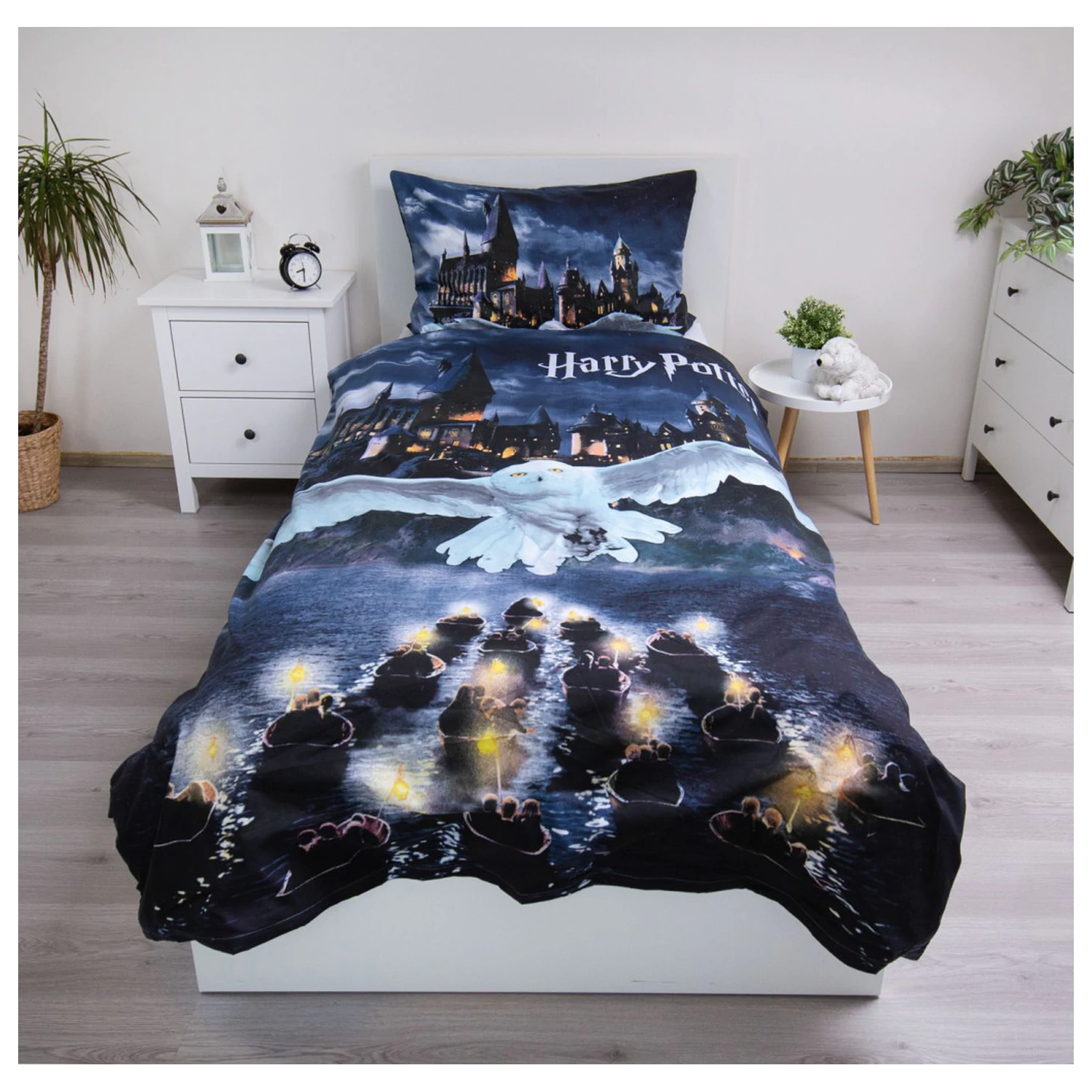 Harry Potter Hogwarts Night Microfiber navlaka za poplun fotografija proizvoda