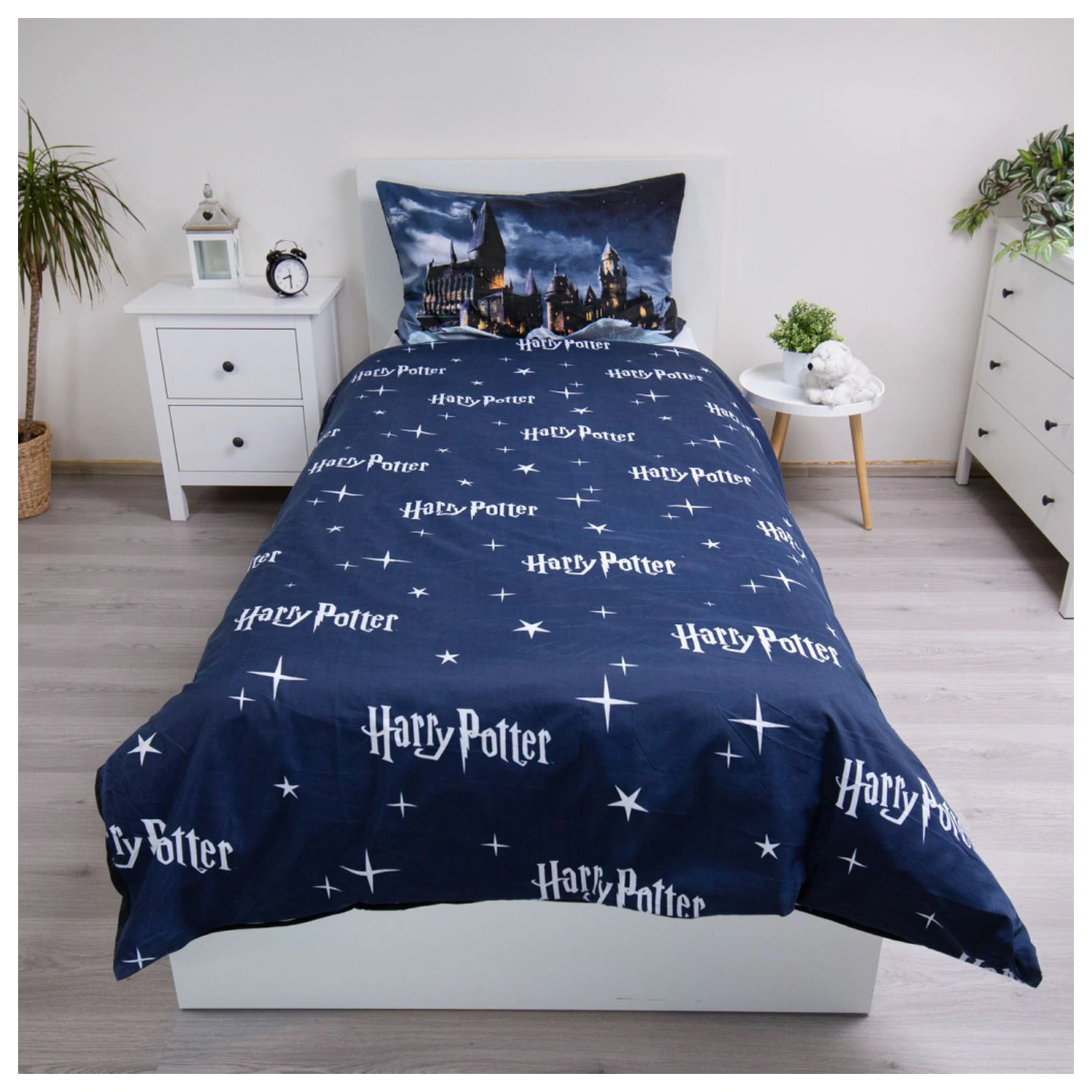 Harry Potter Hogwarts Night Microfiber navlaka za poplun fotografija proizvoda