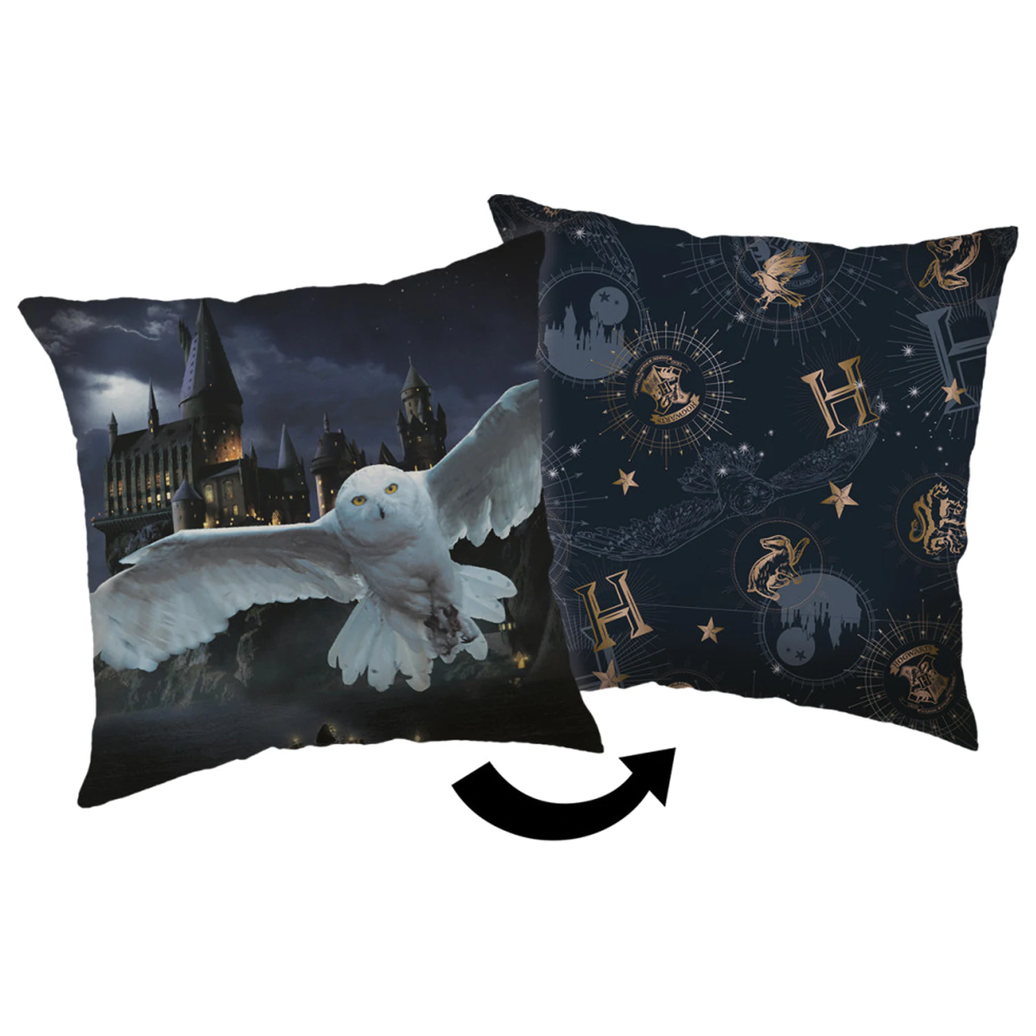 Harry Potter Hogwarts jastuk, ukrasni jastuk 40x40 cm fotografija proizvoda
