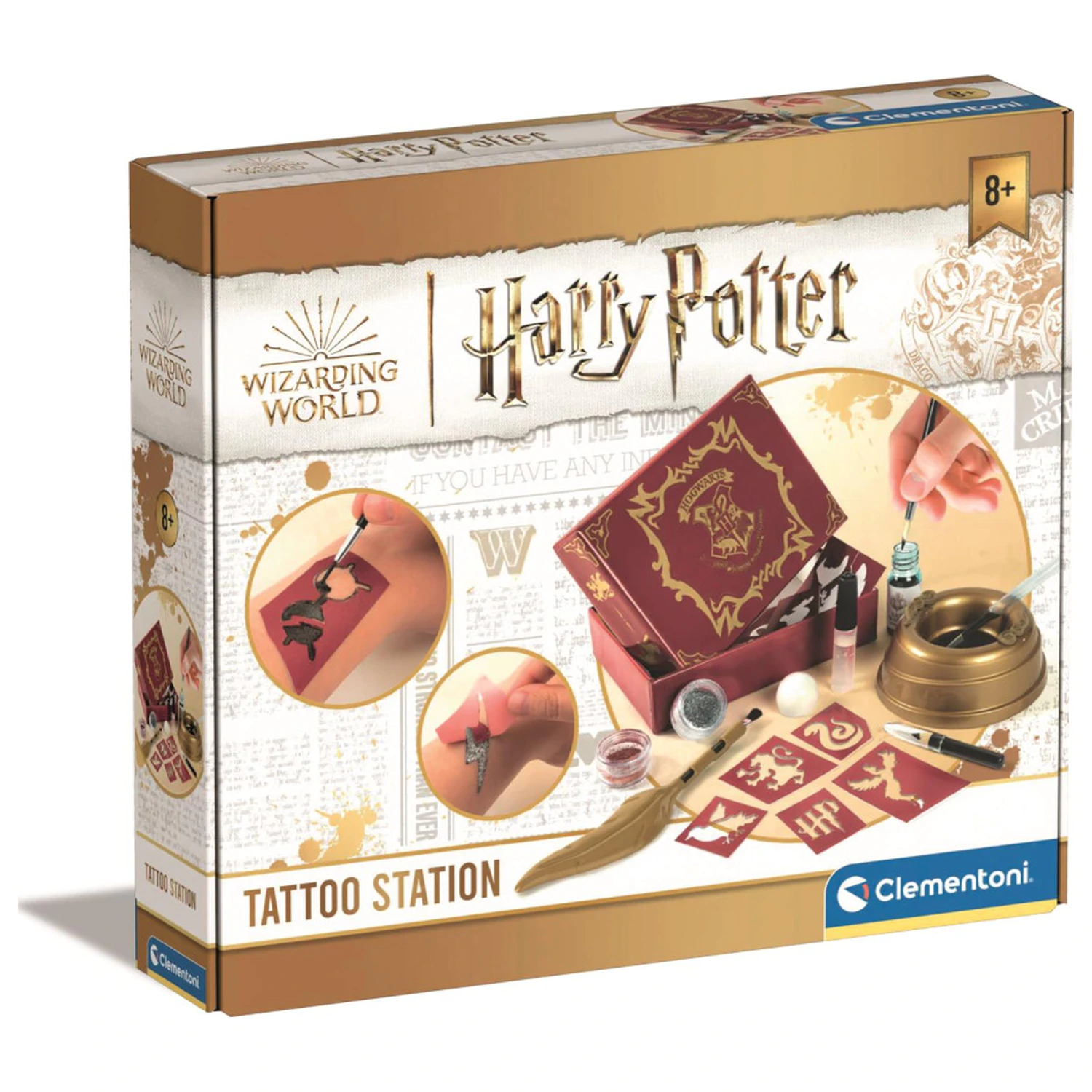Harry Potter Hogwarts set privremenih tetovaža fotografija proizvoda