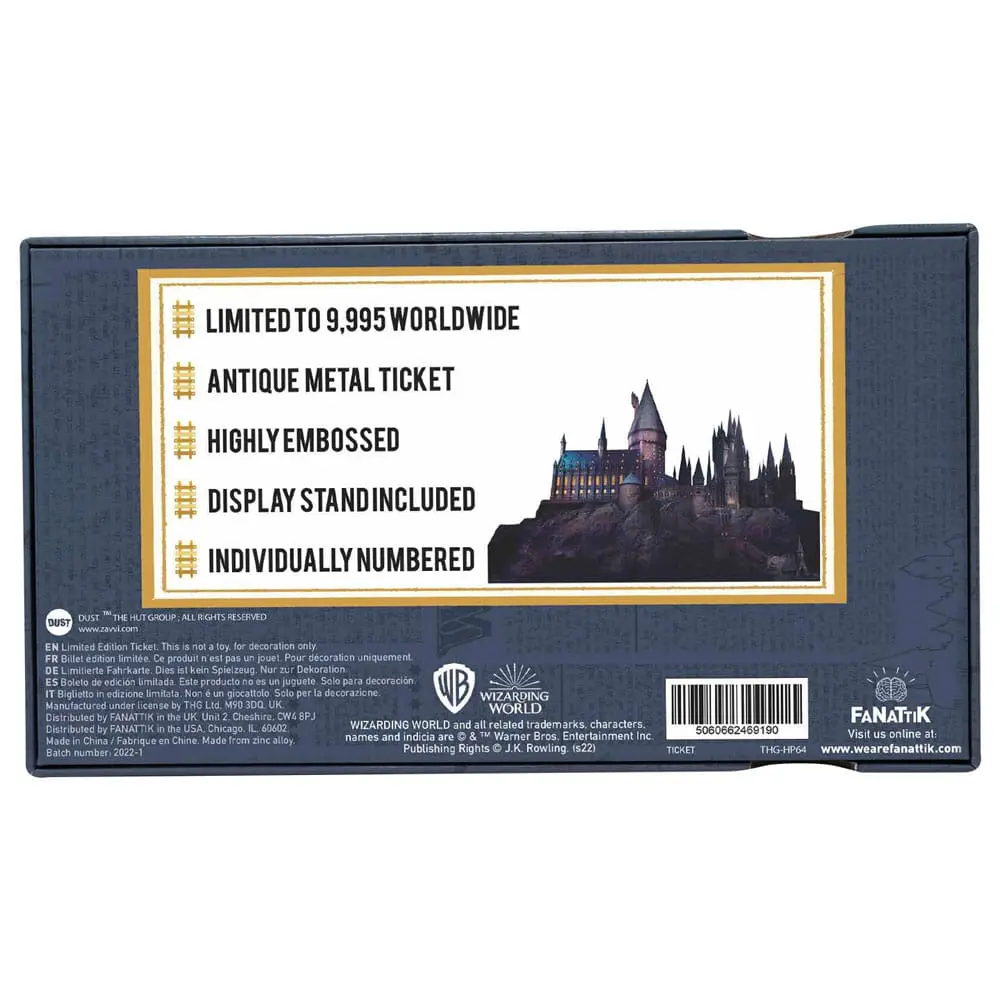 Harry Potter Replika Vozna karta za Hogwarts – Limited Edition fotografija proizvoda