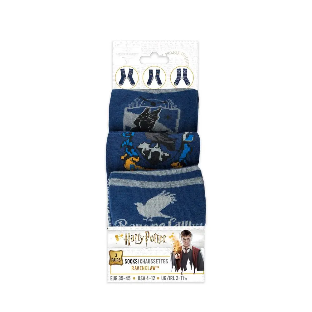 Harry Potter Čarape 3-Pack Ravenclaw fotografija proizvoda