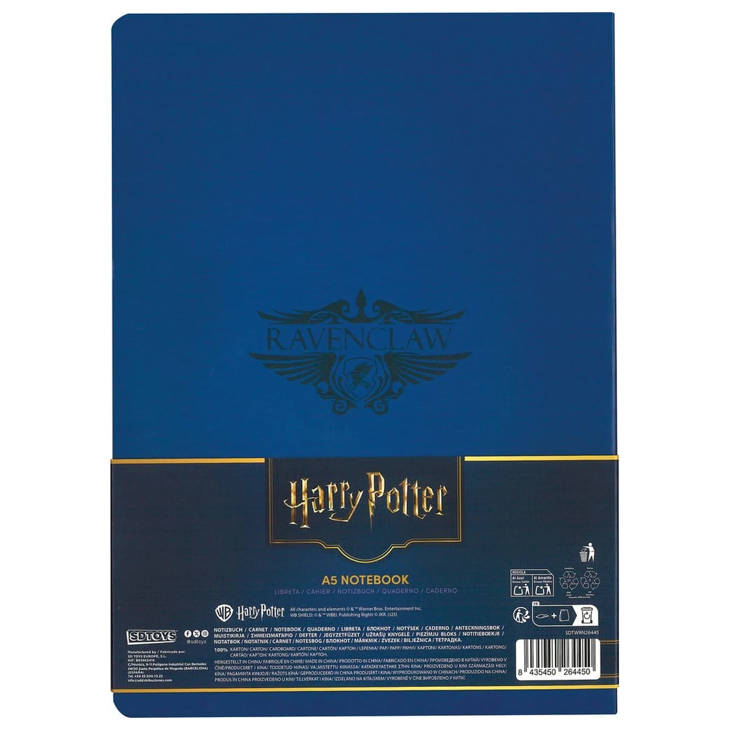 Harry Potter Bilježnica s mekim uvezom Ravenclaw 21 cm fotografija proizvoda