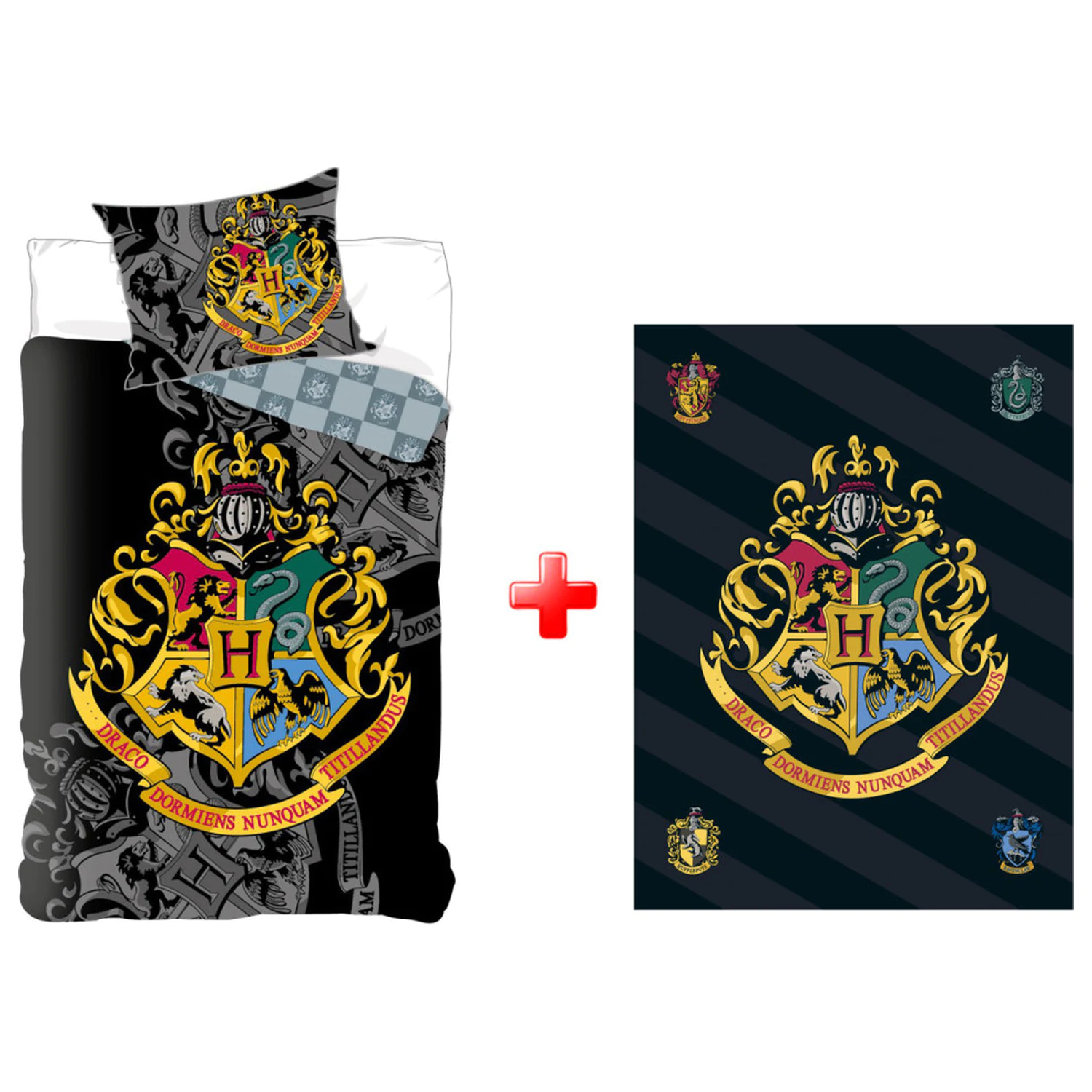 Harry Potter Houses Set Navlake za poplun i deke od flisa fotografija proizvoda