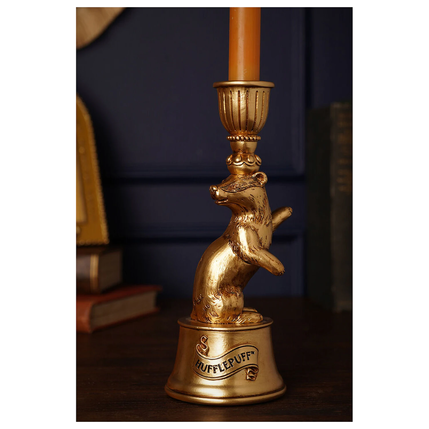Harry Potter Hufflepuff Badger 3D stalak za svijeću fotografija proizvoda